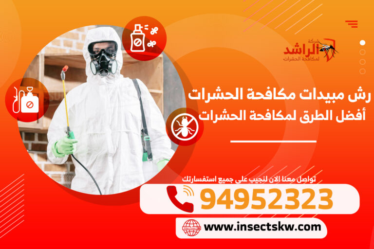 رش مبيدات مكافحة الحشرات